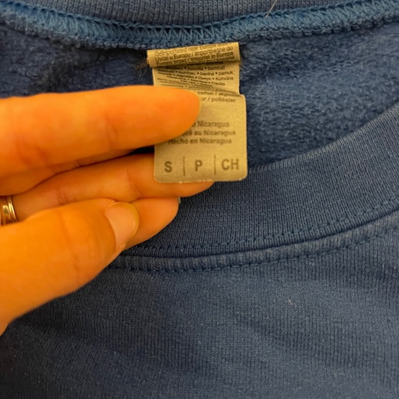 Cobalt Blue Truckee California Mountain Sunset Pullover Sweatshirt - Picture 4 of 4